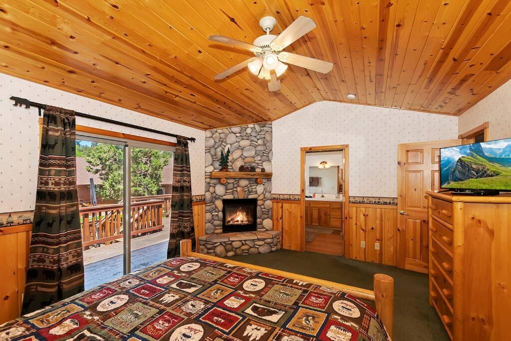 Teakwood - 3-Br Spa, Fire Pit, Quiet, Ac, Centrally Located Villa Big Bear Lake Exteriör bild