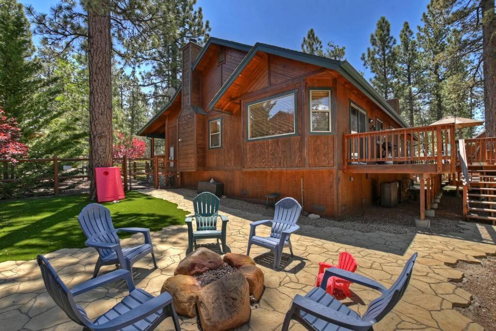 Teakwood - 3-Br Spa, Fire Pit, Quiet, Ac, Centrally Located Villa Big Bear Lake Exteriör bild