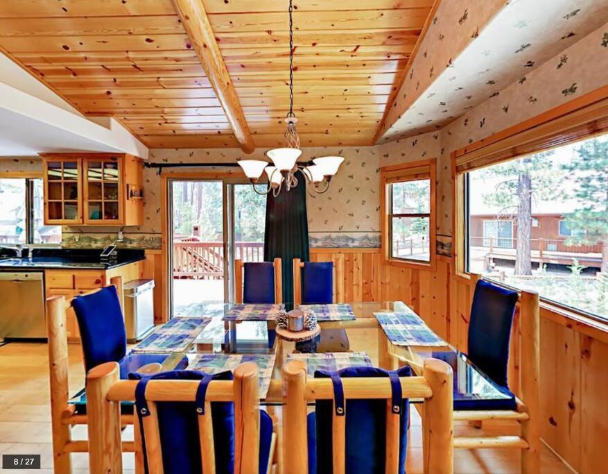 Teakwood - 3-Br Spa, Fire Pit, Quiet, Ac, Centrally Located Villa Big Bear Lake Exteriör bild