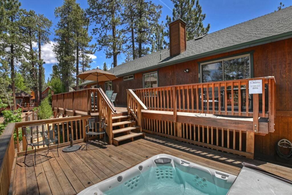 Teakwood - 3-Br Spa, Fire Pit, Quiet, Ac, Centrally Located Villa Big Bear Lake Exteriör bild